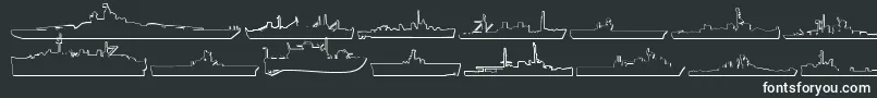 Fonte Usnavy3D – fontes brancas