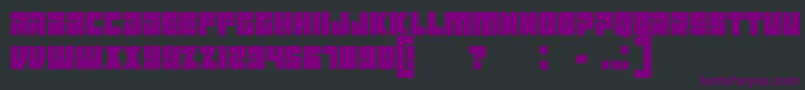 Maniacgrunged Font – Purple Fonts on Black Background
