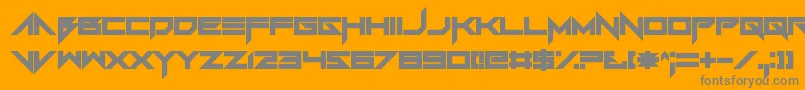 En savoir plus sur la police Foughtknight Police Foughtknight – polices grises sur fond orange