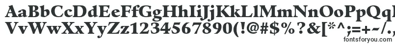 Шрифт GuardiltstdBlack – многолинейные шрифты