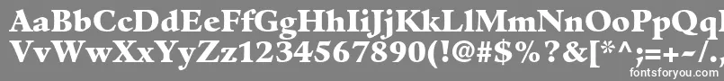 GuardiltstdBlack-fontti – valkoiset fontit harmaalla taustalla