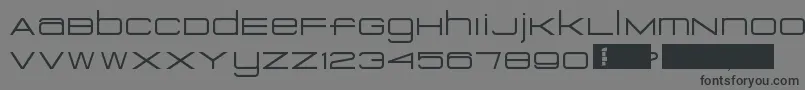 Eurosteal Font – Black Fonts on Gray Background