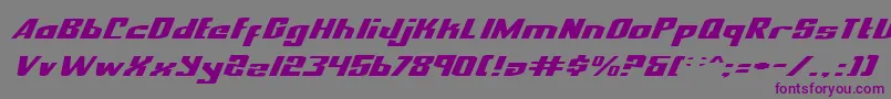Nexpresei Font – Purple Fonts on Gray Background