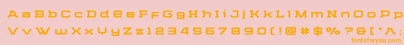 Cydoniacenturytitle Font – Orange Fonts on Pink Background