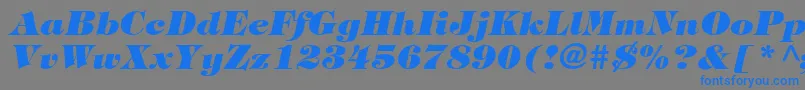 fuente SophisticateUltraSsiBlackItalic – Fuentes Azules Sobre Fondo Gris