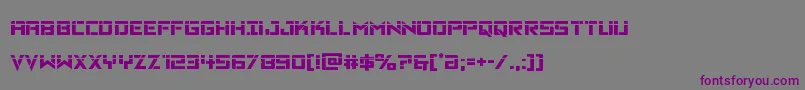Vikingsquadlaser Font – Purple Fonts on Gray Background
