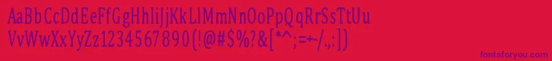 PinkBunny Font – Purple Fonts on Red Background