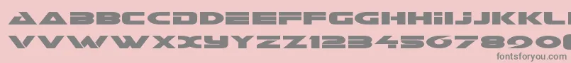 Galantexpand-Schriftart – Graue Schriften auf rosa Hintergrund