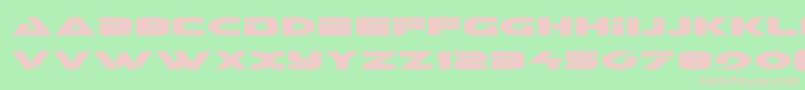 Galantexpand Font – Pink Fonts on Green Background