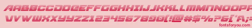 Aircruisergradital Font – Red Fonts on Pink Background