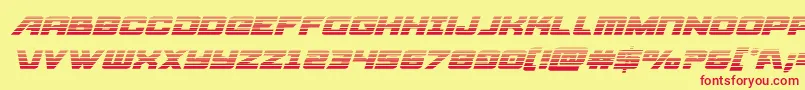 Weitere Informationen zur Aircruisergradital-Schriftart Aircruisergradital-Schriftart – Rote Schriften auf gelbem Hintergrund