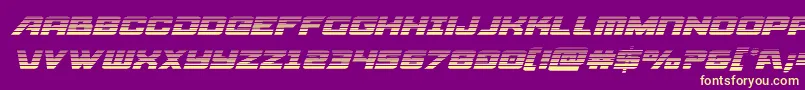 En savoir plus sur la police Aircruisergradital Police Aircruisergradital – polices jaunes sur fond violet