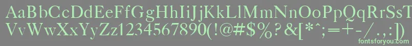 GazetaTitulPlain.001.001 Font – Green Fonts on Gray Background