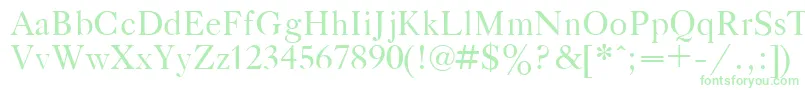 GazetaTitulPlain.001.001 Font – Green Fonts on White Background