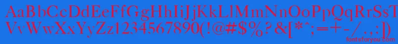 More about GazetaTitulPlain.001.001 Font GazetaTitulPlain.001.001 Font – Red Fonts on Blue Background