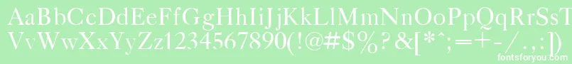 GazetaTitulPlain.001.001 Font – White Fonts on Green Background