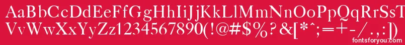 GazetaTitulPlain.001.001 Font – White Fonts on Red Background