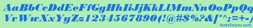 フォントBodoniMtBlackРљСѓСЂСЃРёРІ – 青い文字は緑の背景です。