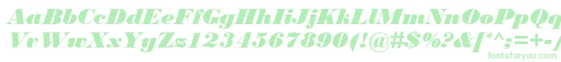 BodoniMtBlackРљСѓСЂСЃРёРІ Font – Green Fonts