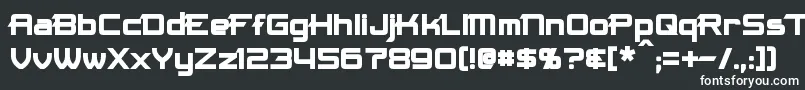 MaximizeBold-fontti – valkoiset fontit