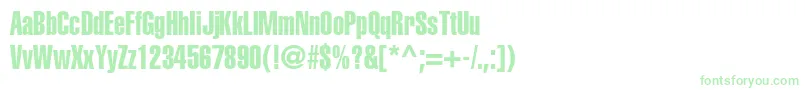 HelveticaltstdExtracomp Font – Green Fonts on White Background