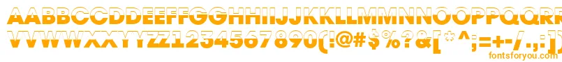 AAvantetitulbwHeavy Font – Orange Fonts on White Background