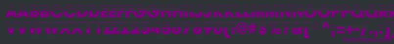 AAvantetitulbwHeavy Font – Purple Fonts on Black Background