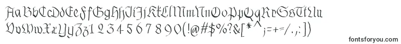 フォントFraxhandwritten – 図形フォント