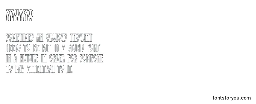 Schriftart XayaxO