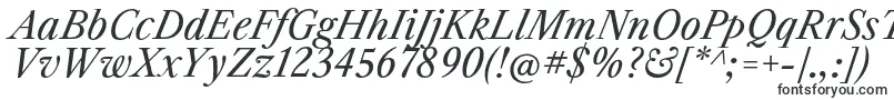 Шрифт LibrecaslontextItalic – OTF шрифты
