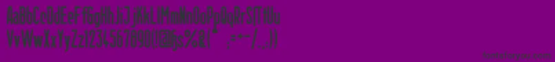 BerlinEmailBold Font – Black Fonts on Purple Background