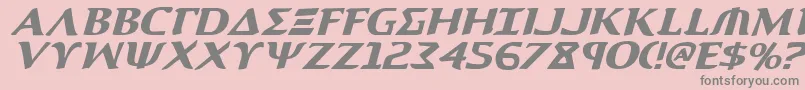 More about AegisItalic Font AegisItalic Font – Gray Fonts on Pink Background