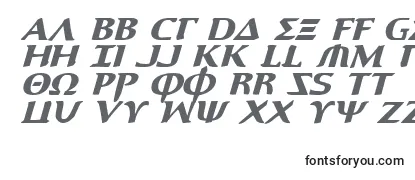 Schriftart AegisItalic