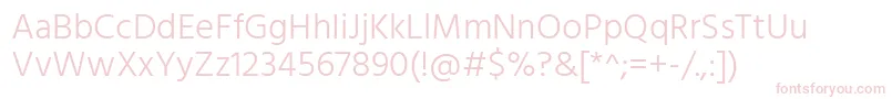 HindLight Font – Pink Fonts on White Background