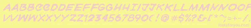 En savoir plus sur la police Gorski Police Gorski – polices roses sur fond jaune