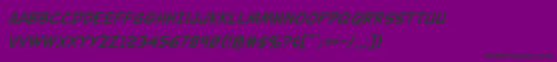 fuente Buddychampionital – Fuentes Negras Sobre Fondo Morado