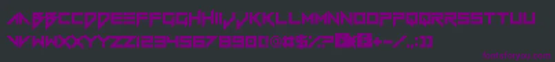 Шрифт VerminVibes1989 – фиолетовые шрифты на чёрном фоне
