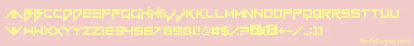 VerminVibes1989 Font – Yellow Fonts on Pink Background