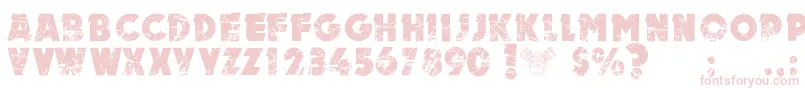 MotorPersonalUseOnly-fontti – vaaleanpunaiset fontit
