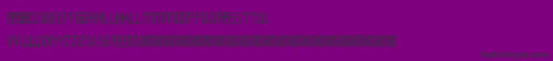 Intaglioplains Font – Black Fonts on Purple Background