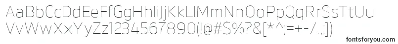 BrokmanThin-fontti – Fontit Microsoft Wordille