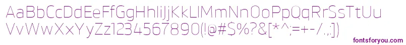 BrokmanThin Font – Purple Fonts
