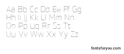 Review of the BrokmanThin Font