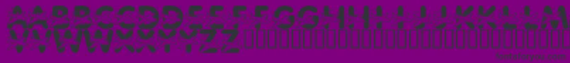 LmsWeLoveToFly Font – Black Fonts on Purple Background