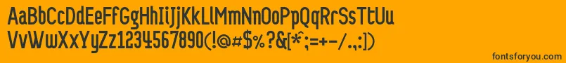 Подробнее о шрифте Probelc Шрифт Probelc – чёрные шрифты на оранжевом фоне