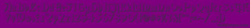 Germansh Font – Black Fonts on Purple Background