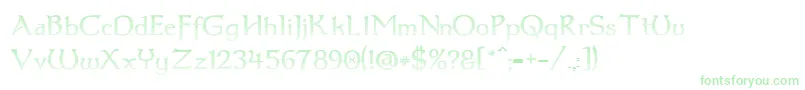 Dum3cup Font – Green Fonts on White Background