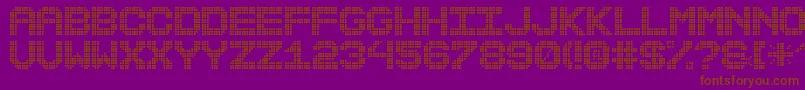 MaxterBoardSt Font – Brown Fonts on Purple Background