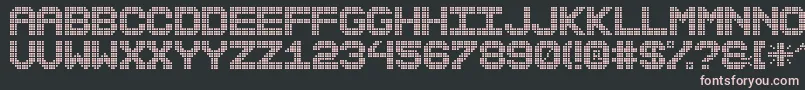 MaxterBoardSt Font – Pink Fonts on Black Background