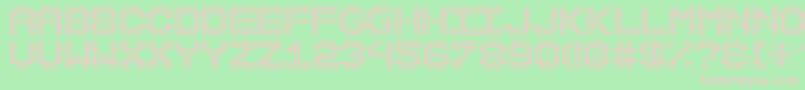 MaxterBoardSt Font – Pink Fonts on Green Background